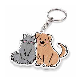 Chaveiro em Acrílico Cristal - 2mm - Digital - CH53 Chaveiro em Acrílico Cristal - 2mm - Digital - CH53