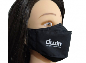 Máscara em tecido - modelo 3D