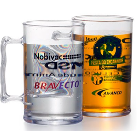 Caneca Chopp Plástica 350ml - CN49