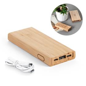 Power Bank em Bambu - PB15