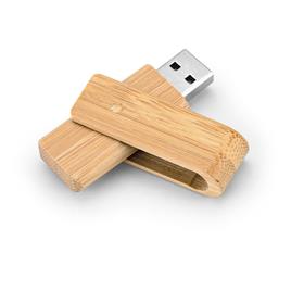 Pen Drive Bambu Giratório - PD43