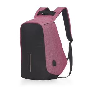 Mochila Poliéster Anti-Furto USB - MO55