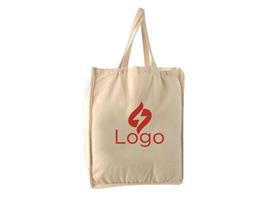 Ecobag Algodão Cru com Fundo e Fole 38 x 45 x 10 cm - EC36