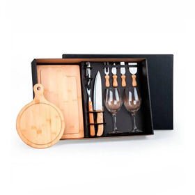 Kit Queijo, Churrasco E Vinho 11 Pçs - KC56 SM