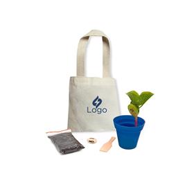 Sacola em Algodão Cru + Kit Cultivo - SA125